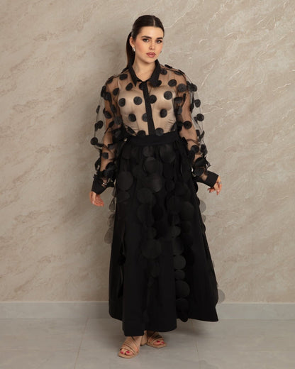 Elegant Circles Skirt - WaedLine