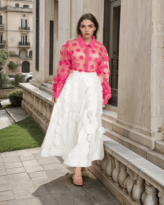Elegant Circles Skirt - WaedLine