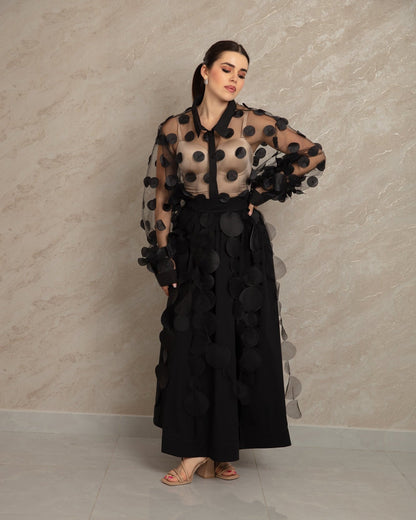 Elegant Circles Skirt - WaedLine