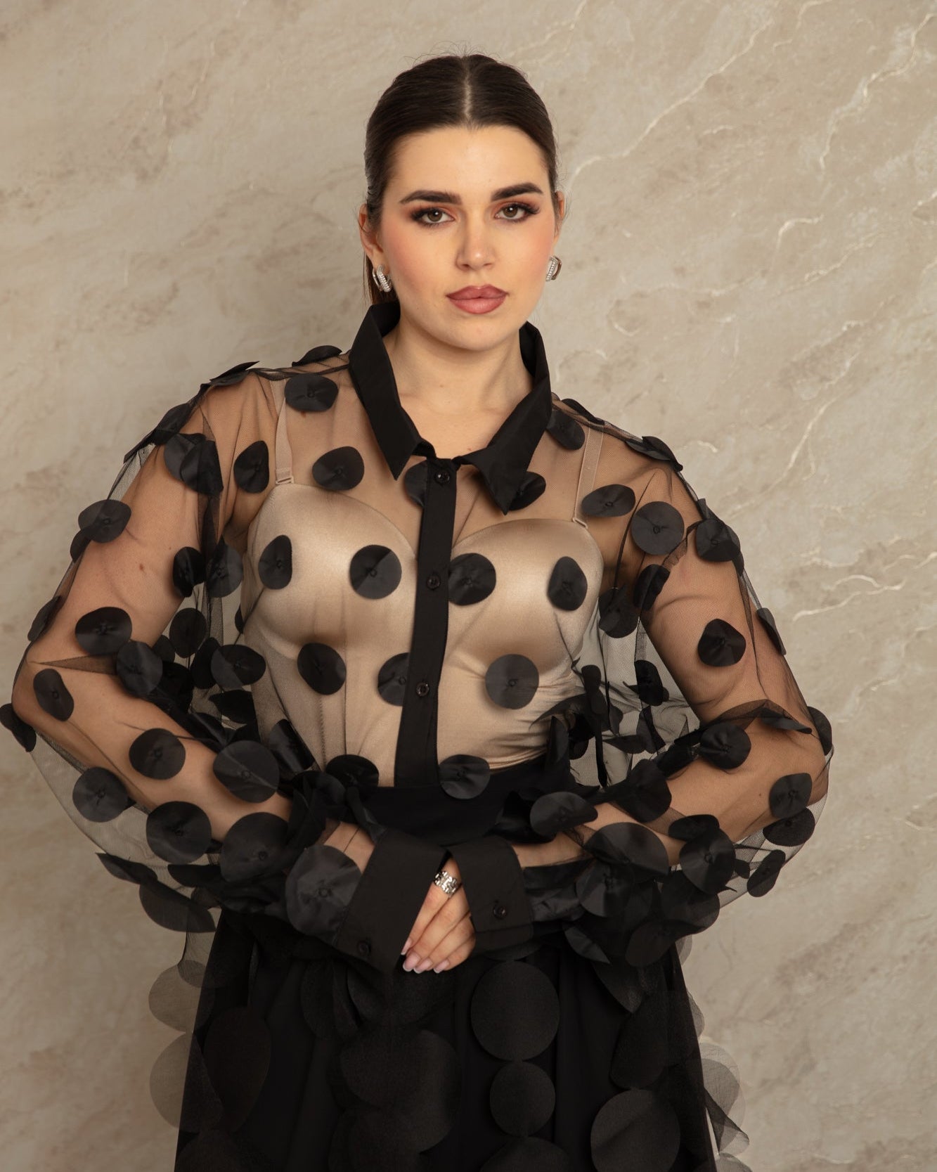 Elegant Circles Skirt - WaedLine