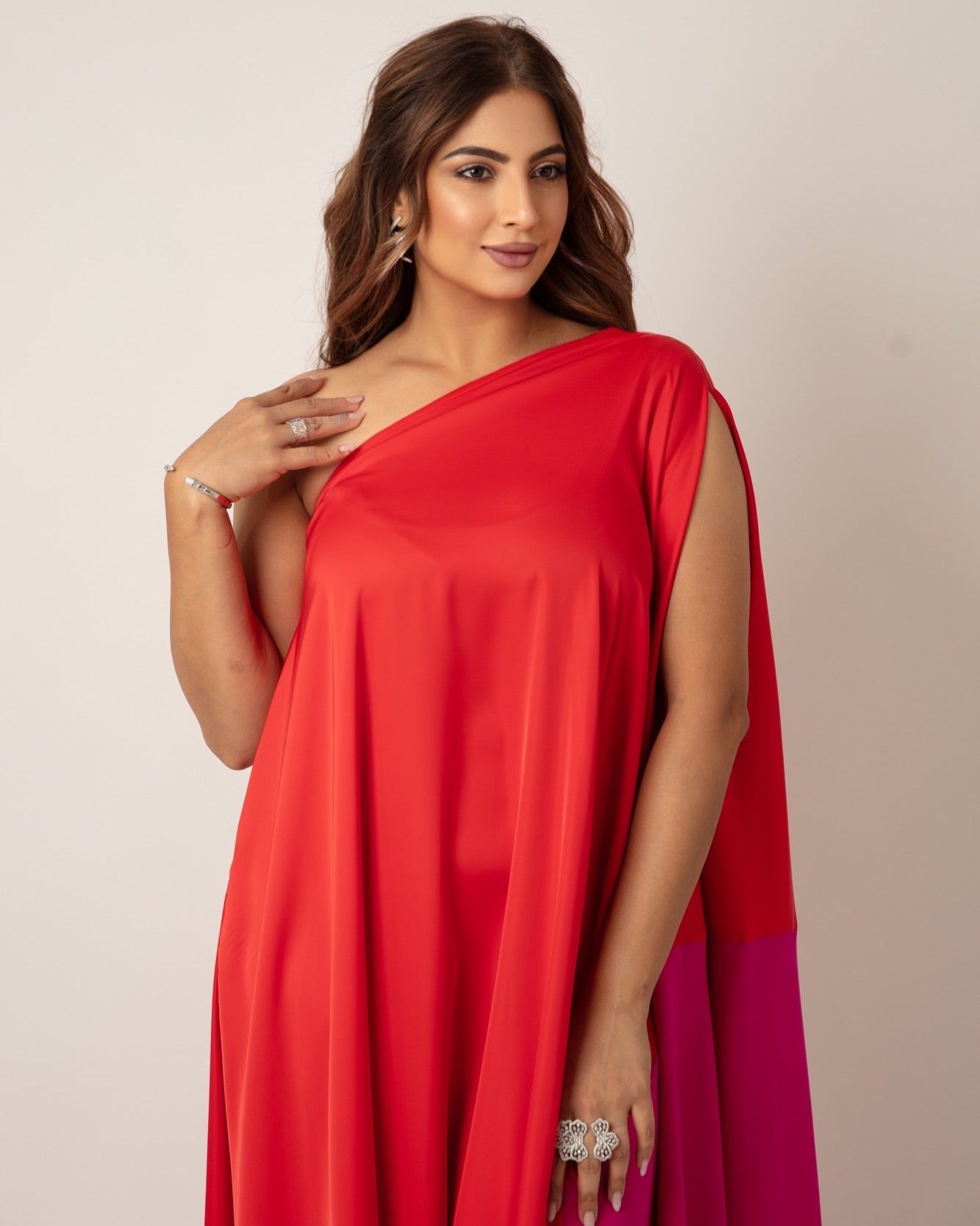 Flame & Fuchsia Flow Dress - WaedLine