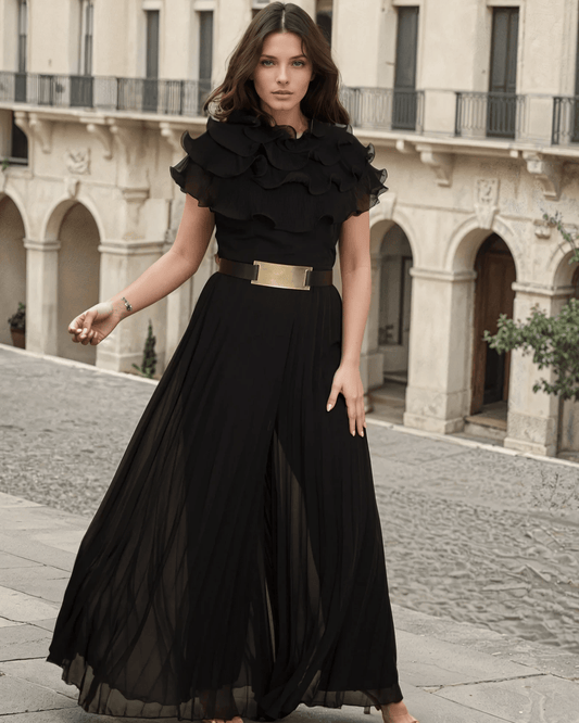 Radiant Ruffles Jumpsuit - WaedLine