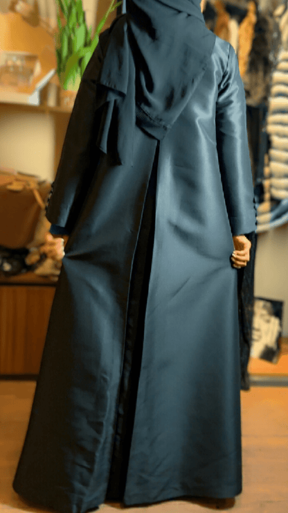 The Regal Buttoned Coat - Abaya - WaedLine