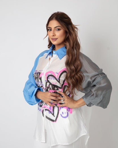 Urban Pop Art Shirt – Plus Size - WaedLine
