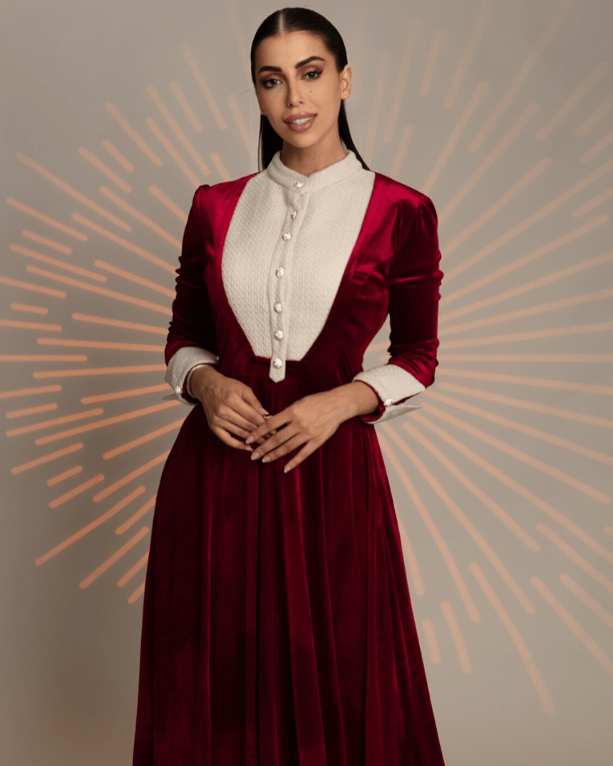 Velvet Elegance Dress - WaedLine