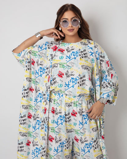 Waed Chic Trio (Top, Pants, and Cardigan Set) - WaedLine