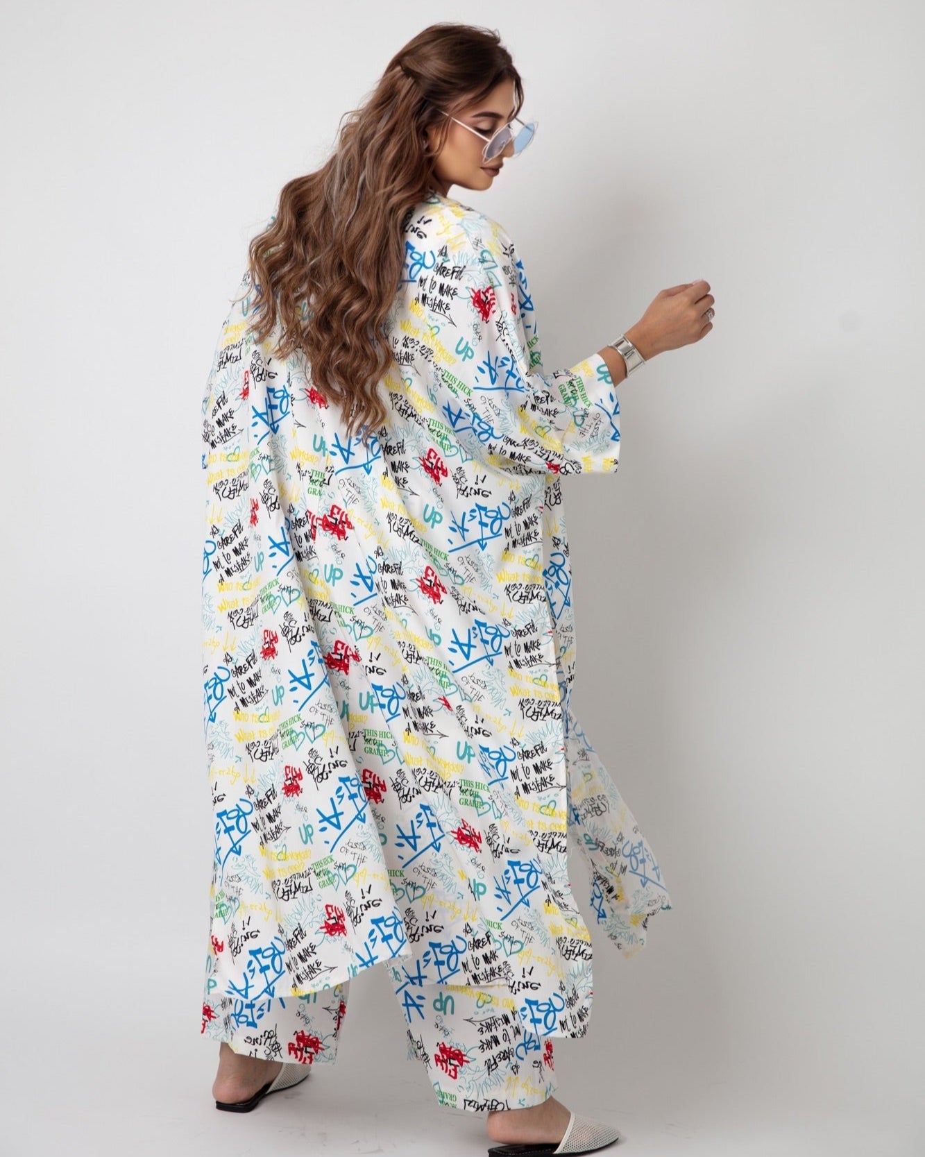 Waed Chic Trio (Top, Pants, and Cardigan Set) - WaedLine