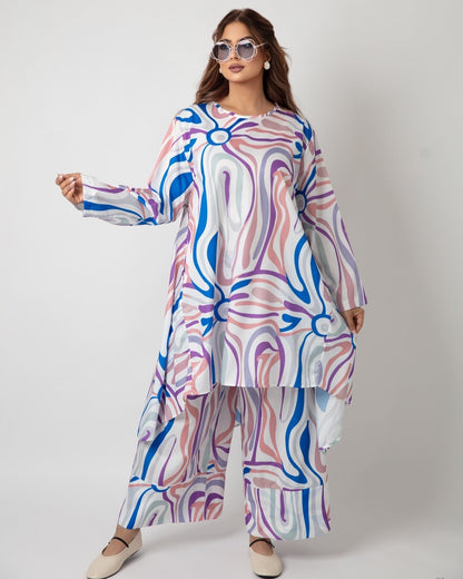 Waed Elegant Set (Blouse and Pant Set) - WaedLine
