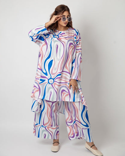 Waed Elegant Set (Blouse and Pant Set) - WaedLine