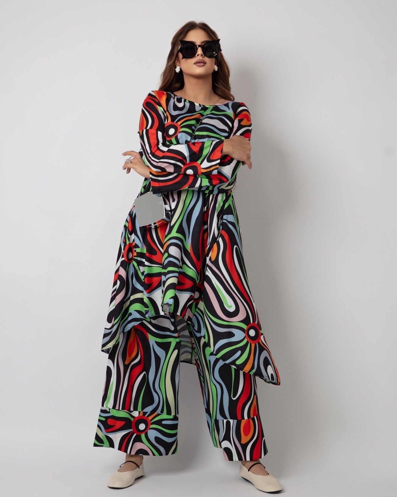 Waed Elegant Set (Blouse and Pant Set) - WaedLine