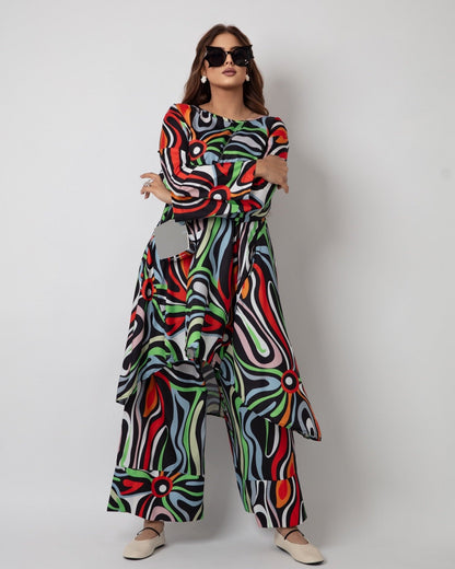 Waed Elegant Set (Blouse and Pant Set) - WaedLine