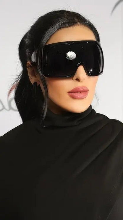Oversized Punk One - piece Sunglasses - WaedLine